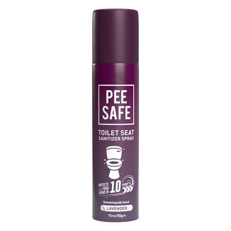 Toilet Seat Sanitizer Spray Lavender 75 Ml Pee Safe
