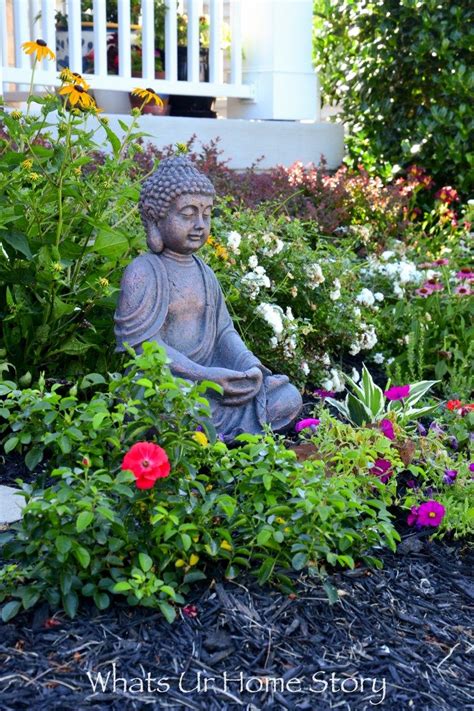 The basic elements used are stone, plants, and water. My Summer Zen Garden | Buddha garden, Meditation garden, Balcony garden