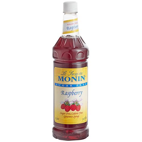 Monin 1 Liter Sugar Free Raspberry Flavoring Fruit Syrup Walmart Canada