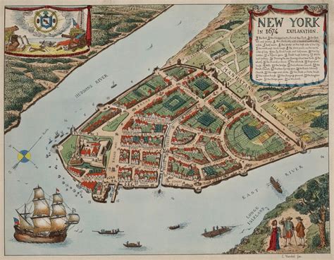 Nueva York 1674 Historia Nueva York Y Mapas