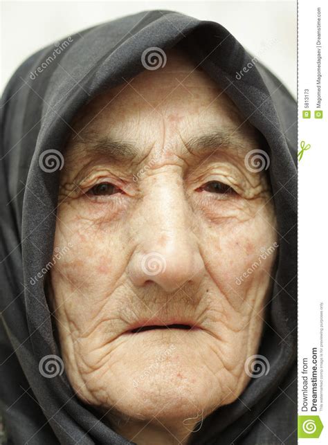 Old Woman Face Stock Image Image Of Eyes Woman Closeup