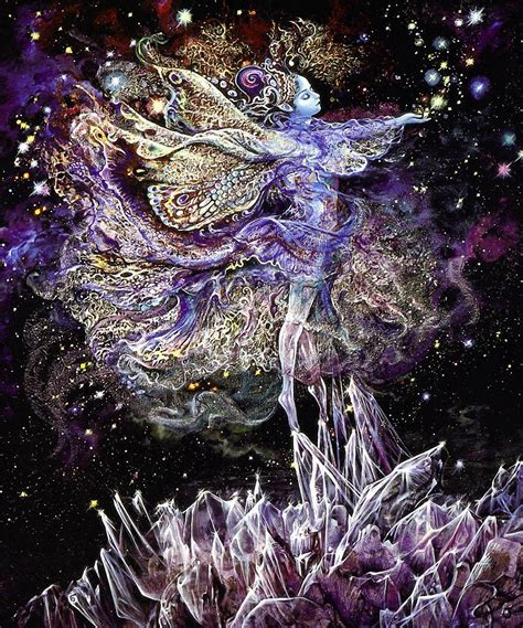 mystickal faerie folke crystal fairy 2 by artist josephine wall josephine