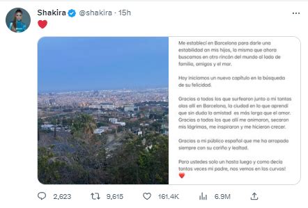 Shakira Bids Emotional Farewell To Barcelona After Reportedly Being