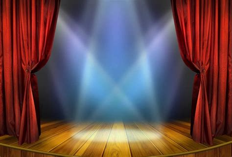8x65ft Big Hall Interior Bright Stage Backdrop Polyester Bright