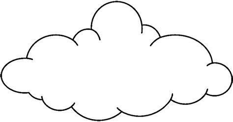 Cloud Outline Clip Art Clipart Best