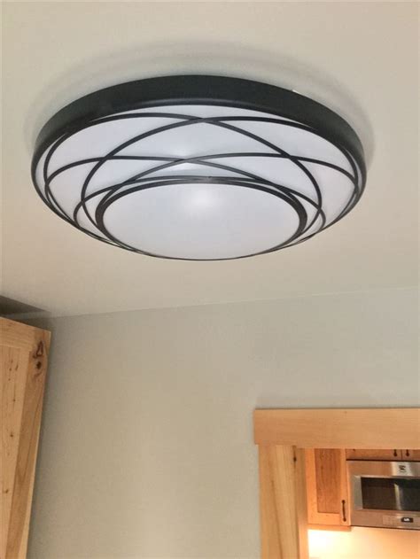 A Beautiful Flush Mount Light For A Low Ceiling Bathroom Or Laundry