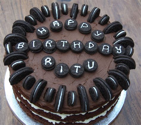 Chocolate Oreo Birthday Cake | Oreo birthday cake, Oreo cake, Oreo dessert