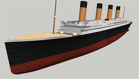 Incomplete Titanic Hull 3d Model