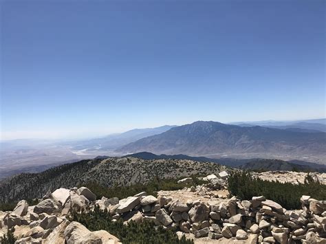 Mt San Gorgonio Summit View Of Mt San Jacinto California Usa
