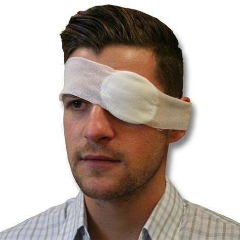 Eye Pad Dressing With Bandage First Aid Equipment In Stock