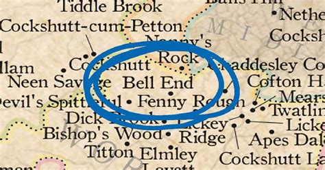 These Maps Show The Most Hilarious And Rudest Place Names The Poke