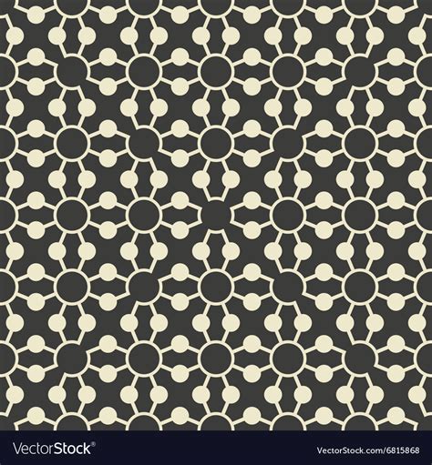 Circle Seamless Pattern Wallpaper Royalty Free Vector Image