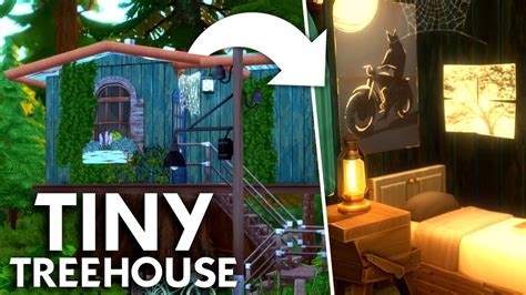 Treehouse Starter The Sims 4 Speed Build Youtube