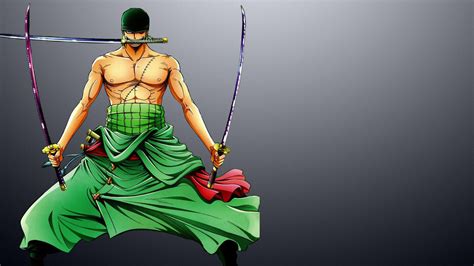 One piece, roronoa zoro, swords, green eye, anime, holding. Roronoa Zoro with swords - One Piece HD desktop wallpaper : Widescreen : High Definition ...