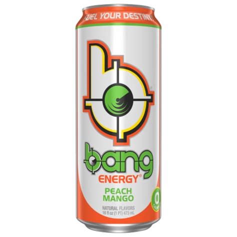 Bang Energy Peach Mango Energy Drink 16 Fl Oz Pay Less Super Markets