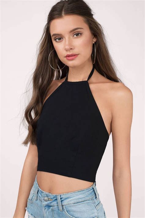 Stylish Black Crop Top For Any Occasion