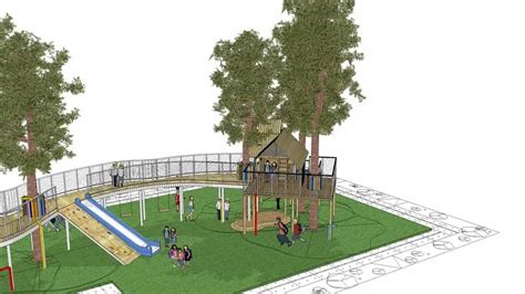 Download Desain Taman Bermain Anak Format Skp Sketchup Asdar Id