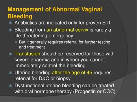 Ppt Irregular Vaginal Bleeding In A Woman Before 7872 Hot Sex Picture