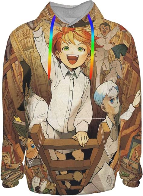 Promised Neverland Funny Teen Adults Men 3d Print Colorful