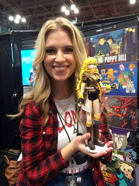 RWBY Yang Xiao Long Figure Being Presented By Her Voice Actress Barbara