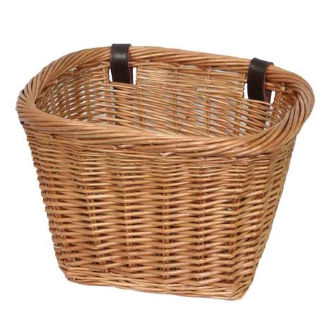 Willow Heritage Rectangular Wicker Handlebar Bicycle Basket 039