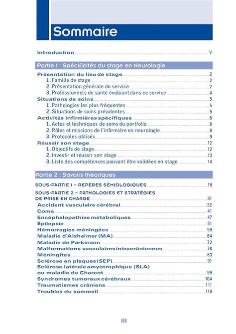 R Ussir Son Stage Infirmier En Neurologie Calameo