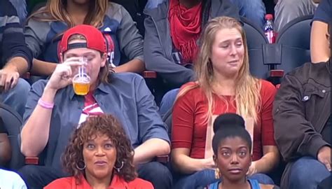 This Woman Had The Best Reaction When Her Beau Refused A Smooch On An Nba Kiss Cam Newsely