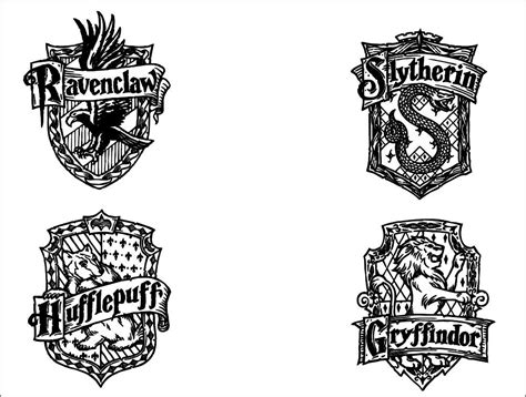 Harry Potter Svg Hogwarts School Emblem Svg Gryffindor Svg Etsy