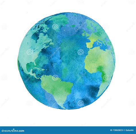 Watercolor Earth Day Love Hands Eco Greenery Clean Planet Illustration Ecological Icons And