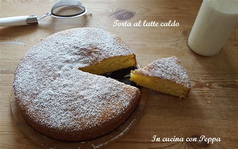 Torta Al Latte Caldo Hot Milk Sponge Cake In Cucina Con Peppa