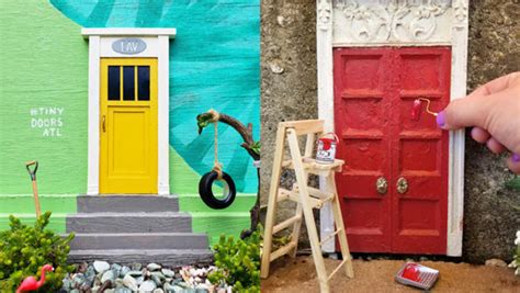 Unlocking The Wonders Of Tiny Doors Atl Karen Andersons Public Art