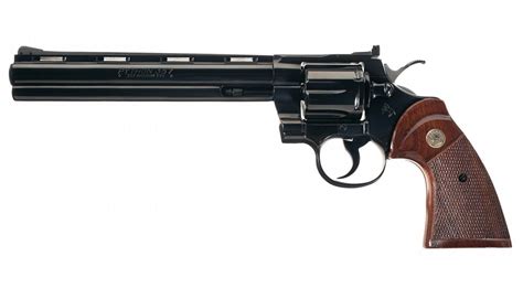 Colt Python Double Action Revolver With 8 Inch Barrel