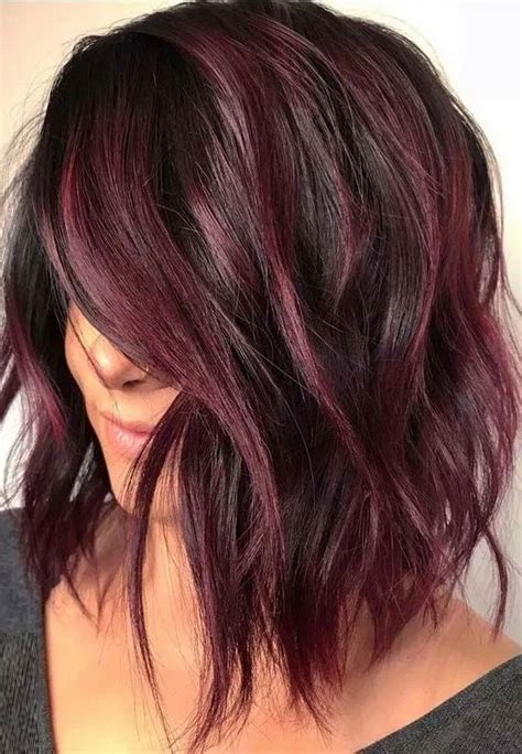 12 trendy ideas for hair color ideas for brunettes with lowlights red haircuts brunetteshaircol