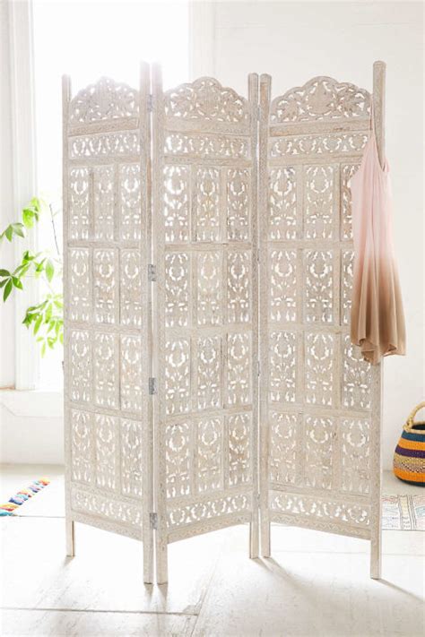 4 panel victorian wooden screen room divider foldable paravent partition. 10 Best Room Dividers and Screens 2018 - Unique Room ...