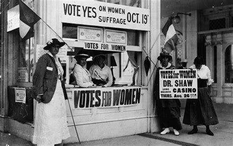 August 26 1920 The 19th Amendment Goes Into Effect Granting Women