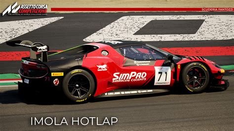 Assetto Corsa Competizione Hotlap Imola Youtube