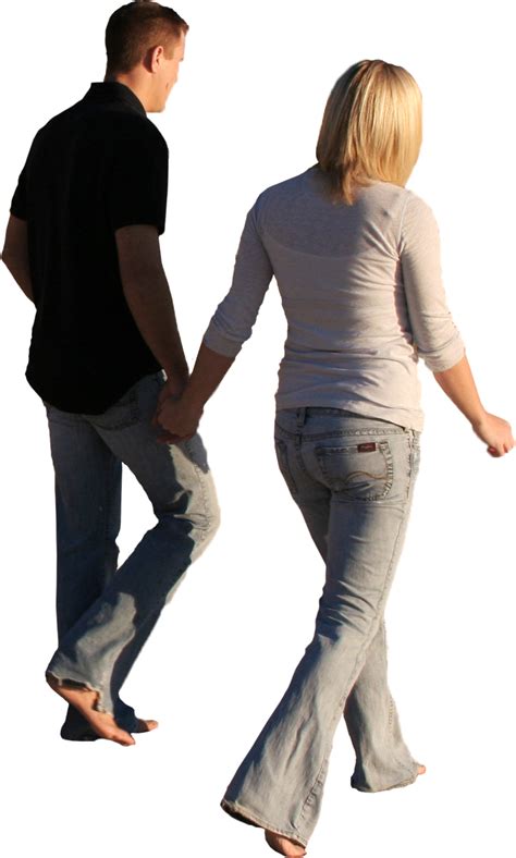 Download Couple People Cutouts People Walking Png Transparent