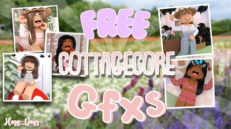 Free Cottage Core Roblox Gfxs Youtube