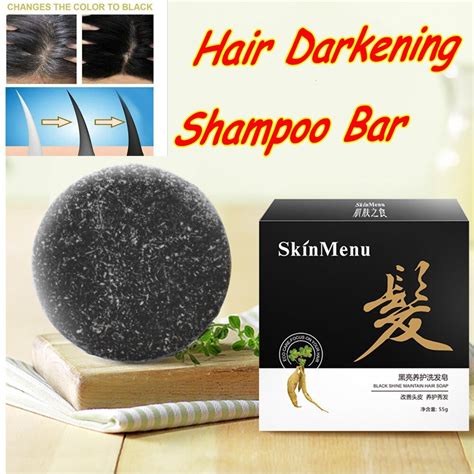 Check spelling or type a new query. 1PC Hair Darkening Shampoo Bar - He Shouwu Natural Organic ...