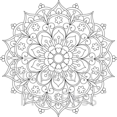 Hopefully you can make some time for you and relax while working on one of these flower adult. 25. Flower Mandala printable coloring page. in 2020 ...