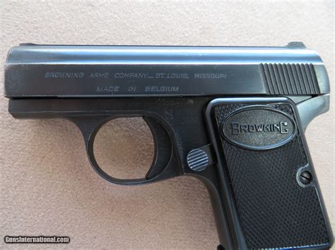 1950 S Vintage FN Belgium Baby Browning 25 Automatic Pistol