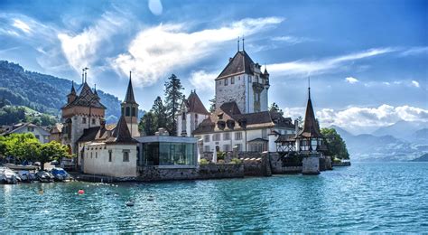 See the world highest webcams in the alps of switzerland. Oberhofen Castle, Interlaken | Plitvice lakes national ...