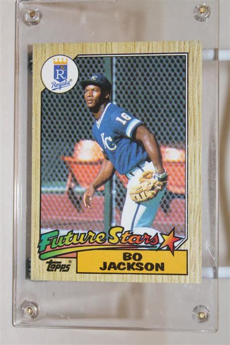 Buy bo jackson baseball cards and get the best deals at the lowest prices on ebay! Bo Jackson 1987 TOPPS 170 Rookie Baseball Card Encased Not
