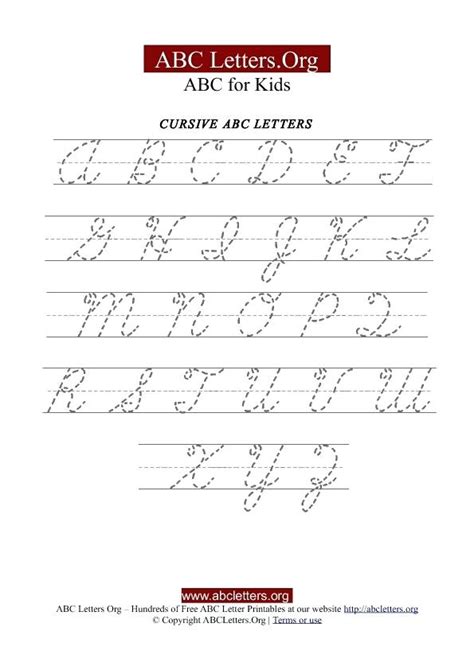 Use the printable cursive letters worksheets below to practice learning cursive letters from a to z! Cursive handwriting sheets a z
