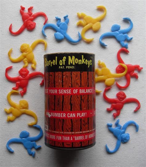 1965 Barrel Of Monkeys Vintage Toy 1960s B Artskooldam Flickr