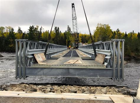 Bailey Bridge Replacement Project In Northwestern Ontario