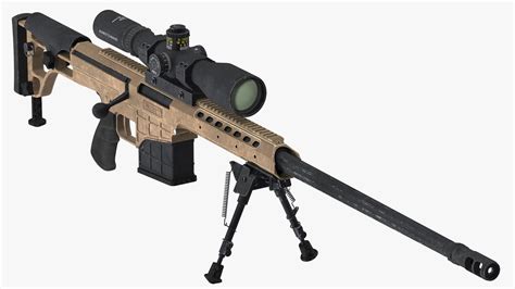 Sniper Rifle Barrett M98b 3d Model Turbosquid 1989353