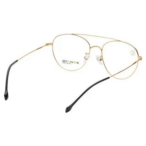 Male Demo Lens Metal Half Rim Optical Frames Brand Wolfeyes At Rs