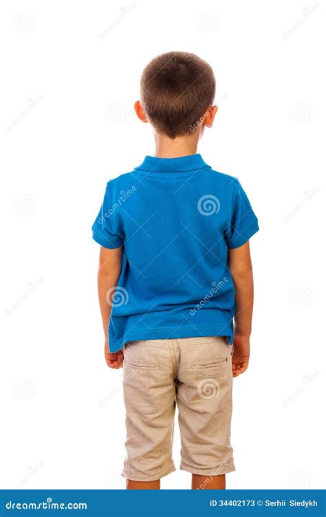 The Boy Standing By A Back Stock Image Image Of Back 34402173