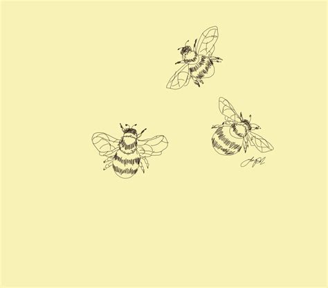 Bumble Bee Doodle Bee Drawing Aesthetic Drawing Yellow Aesthetic
